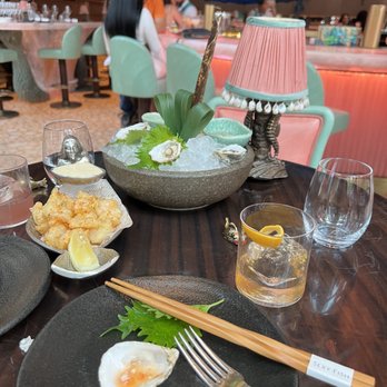 Sexy Fish Miami - $50 in cocktails on the table - Seafood Near Me - Miami, Florida