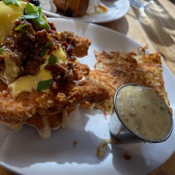 Urban Egg - Belleview - Chicken and Waffle Benedict - Breakfast & Brunch Near Me - Denver, Colorado Urban Egg - Belleview - Chicken and Waffle Benedict - Breakfast & Brunch Near Me - Denver, Colorado