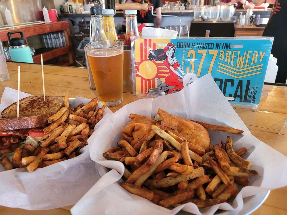 Food from The 377 Brewery