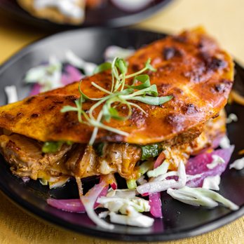 Mayan Kitchen Food - Quesa Cochinita ($7) - Latin American Near Me - Sunnyvale, California Mayan Kitchen Food - Quesa Cochinita ($7) - Latin American Near Me - Sunnyvale, California