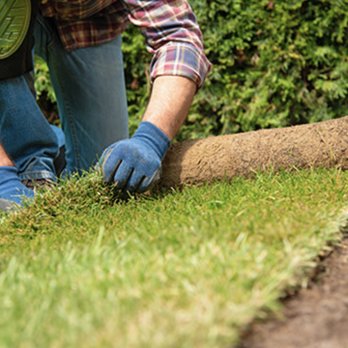 C&G Landcaping Services - a man laying turf - Landscaping Near Me C&G Landcaping Services - a man laying turf - Landscaping Near Me