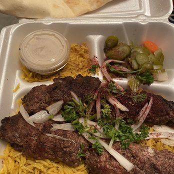 Shawarma Bites and burgers - Kafta Kabab Platter - Diners Near Me - Arlington, Texas