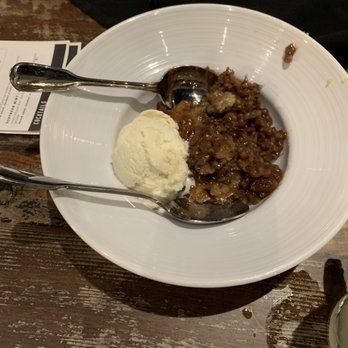 Wolf River Brisket - Pecan Cobbler -- that ice cream made the dish!!! - Southern Near Me - Germantown, Tennessee
