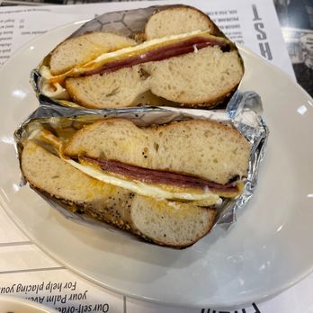 Palm Avenue Deli - Taylor Ham egg and cheese on everything bagel - Delis Near Me - Sarasota, Florida Palm Avenue Deli - Taylor Ham egg and cheese on everything bagel - Delis Near Me - Sarasota, Florida