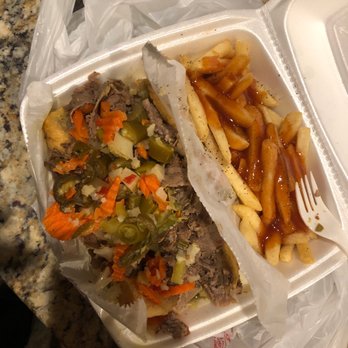 Southtown Sub - a sandwich and french fries in a styrofoam container - Sandwiches Near Me - Chicago, Illinois