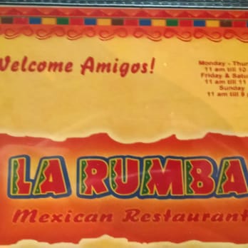 La Rumba - Front of menu and logo - Mexican Near Me - Jennings, Louisiana La Rumba - Front of menu and logo - Mexican Near Me - Jennings, Louisiana