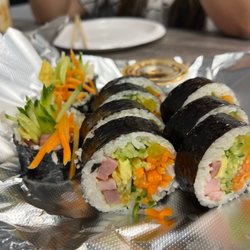 Kalasha Bubble Tea & Chicken - Ham kimbap