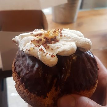 Bibble & Sip - Hazelnut Cream Puff - Coffee & Tea Near Me - New York, New York Bibble & Sip - Hazelnut Cream Puff - Coffee & Tea Near Me - New York, New York