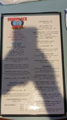 Menu photo 5 Crabby Al's Thomaston, CT