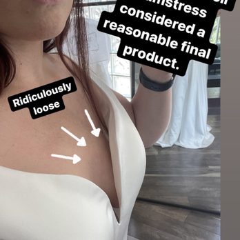 Winnie Couture - Great alterations if the goal is the flash all of my guests if I were to remotely bend over... - Bridal Near Me - Houston, Texas