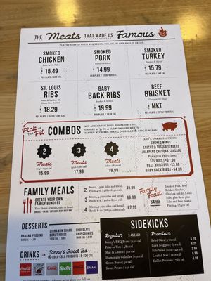 Menu photo 2 Sonny's BBQ Ocoee, FL