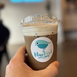 Blue Bird Kauai - Iced mocha latte with cold foam