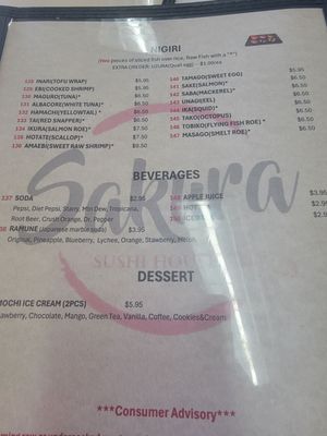 Menu photo 4 Sakura Sushi House Willows, CA