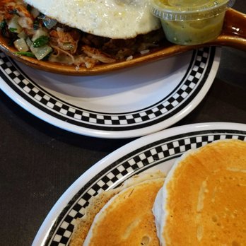 Cozy Corner - Carnitas Skillet w/ Pancakes - Pancakes Near Me - Chicago, Illinois Cozy Corner - Carnitas Skillet w/ Pancakes - Pancakes Near Me - Chicago, Illinois