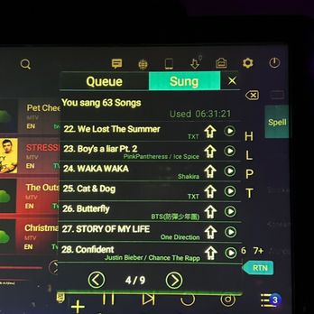 K-BOX Karaoke - mini song selection - Karaoke Near Me - San Francisco, California K-BOX Karaoke - mini song selection - Karaoke Near Me - San Francisco, California