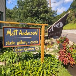 Matt Anderson Studio Gallery - Look for our sign.