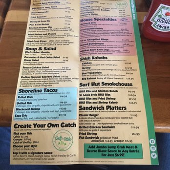 Surf Hut - Lots of options - Seafood Near Me - Destin, Florida