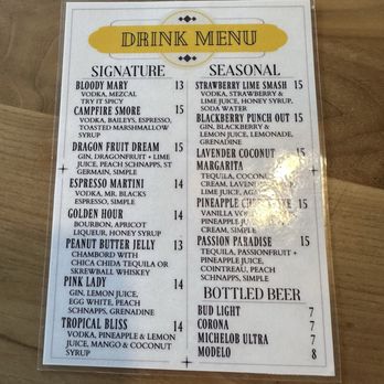 Egg Republic - Drink menu - Breakfast & Brunch Near Me - Bloomington, Illinois