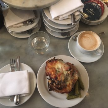 Buvette - Croque Forestier & cappuccino - French Near Me - New York, New York