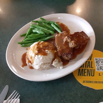 Metro Diner - Meatloaf platter - American Near Me - Granger, Indiana