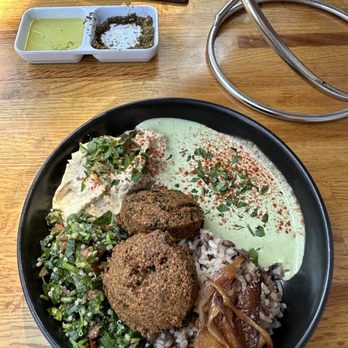 Nicholas Restaurant - Gresham - Vegetarian Mezza Bowl - Mediterranean Near Me - Gresham, Oregon Nicholas Restaurant - Gresham - Vegetarian Mezza Bowl - Mediterranean Near Me - Gresham, Oregon