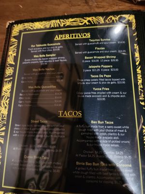 Menu photo 4 Mas Bella Restaurant & Lounge Bakersfield, CA Menu photo 4 Mas Bella Restaurant & Lounge Bakersfield, CA