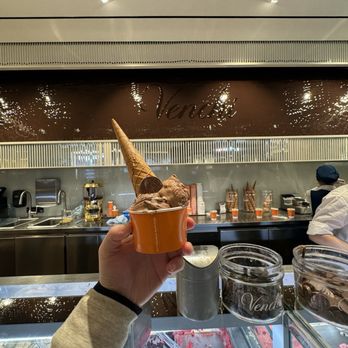 Venchi - Two Hazelnut flavors... - Gelato Near Me - Santa Clara, California Venchi - Two Hazelnut flavors... - Gelato Near Me - Santa Clara, California