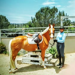 Carmel Creek Ranch - This is Adrienne one of the trainers at this wonderful Equestrian Center which specializes in English, jumping and hunting.