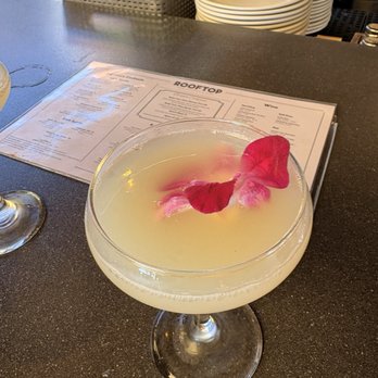Rooftop - Lychee martini - New American Near Me - Walnut Creek, California