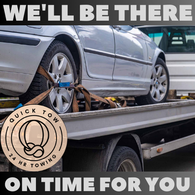 We'll Be There On Time For You - Your go-to local towing and roadside assistance company in Seattle, WA, and surrounding areas. Give us a call today for more information! We'll Be There On Time For You - Your go-to local towing and roadside assistance company in Seattle, WA, and surrounding areas. Give us a call today for more information!