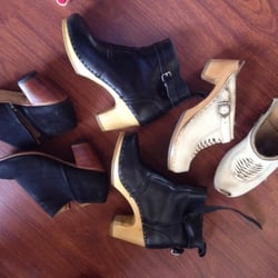 All my favorite shoes looking great. Clogs on the right I've been wearing constantly for 5 years and they look like new!
