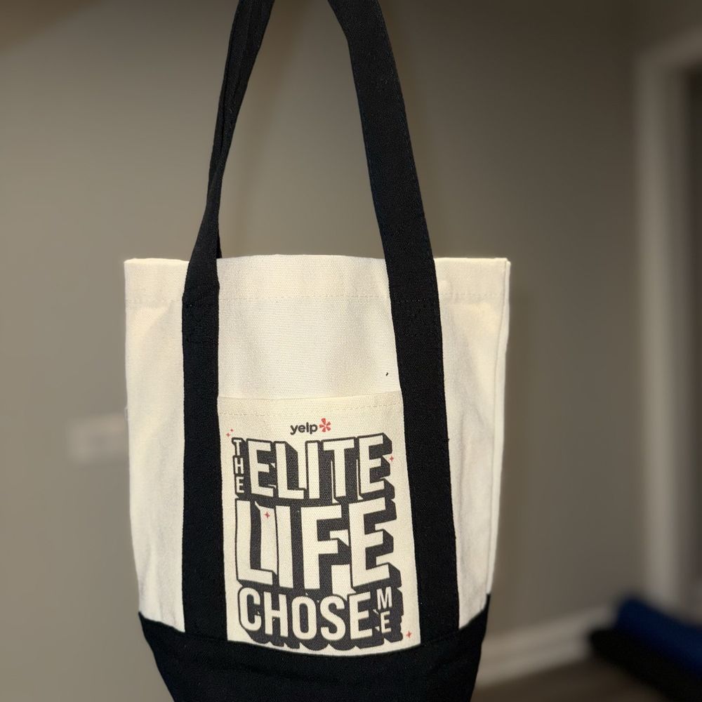 Yelp Tote, and the Elite Life Indeed Choose Me