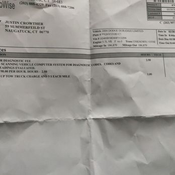 Falbo's Auto Service - Falbos Receipt - Auto Repair Near Me - Seymour, Connecticut Falbo's Auto Service - Falbos Receipt - Auto Repair Near Me - Seymour, Connecticut