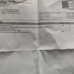Falbo's Auto Service - Falbos Receipt