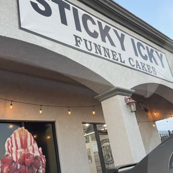 Sticky Icky Funnel Cakes - Front of store - Juice Bars & Smoothies Near Me - Long Beach, California Sticky Icky Funnel Cakes - Front of store - Juice Bars & Smoothies Near Me - Long Beach, California