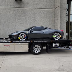 Pacific Autow Center - made it safely! Ferrari 458 Italia
