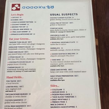 Coconuts - Seafood Near Me - Fort Lauderdale, Florida