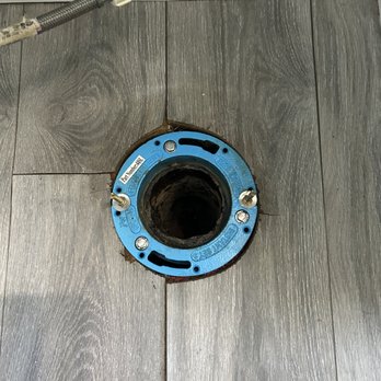 Mr Rooter Plumbing - New flange for toilet. Looks great! - Plumbing Near Me - Long Beach, California