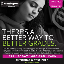 Huntington Learning Center Frisco - Unlock Your Child's Potential with Huntington Learning Center in Frisco!  Personalized Tutoring & Test Prep to Help Them Succeed.