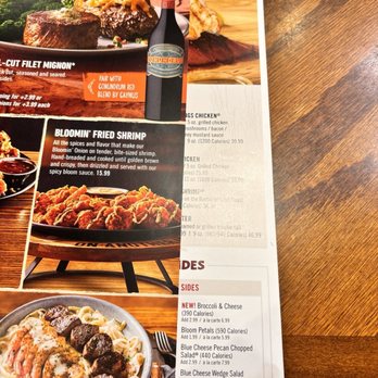 Outback Steakhouse - Menu - Steakhouses Near Me - Highlands Ranch, Colorado