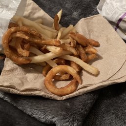 My cold and nasty curly and regular fry mix. My cold and nasty curly and regular fry mix.