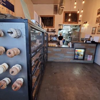 Brooklyn Bagel Bakery - Interior. Look how cool, clean and nice this shop is.. Love it. - Bagels Near Me - Los Angeles, California Brooklyn Bagel Bakery - Interior. Look how cool, clean and nice this shop is.. Love it. - Bagels Near Me - Los Angeles, California