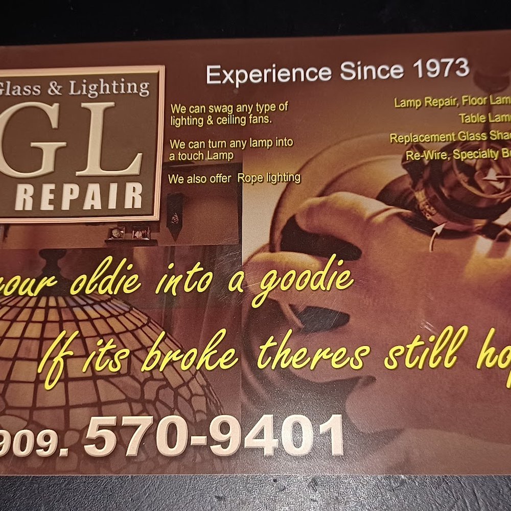 LGL Lamp Repair - LGL Lamp Repair Information - Lighting Fixtures & Equipment Near Me - Yucaipa, California LGL Lamp Repair - LGL Lamp Repair Information - Lighting Fixtures & Equipment Near Me - Yucaipa, California