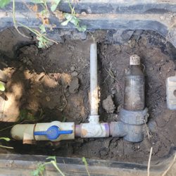 Idacrest Landscaping - The original main water line