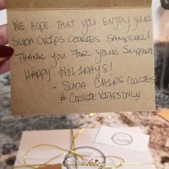 Suda Chips Cookies - LOVE the little things - Desserts Near Me