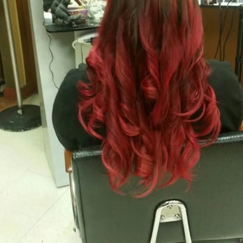 Estrellas Beauty - I absolutely love the finished look I got my hair done my Maria the owner - Hair Salons Near Me - Canyon Cntry, California