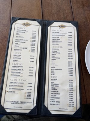 Menu photo 1 El Guero Rosarito, BCN