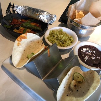 Chili Verde - Eaten fish tacos, ask for grilled! YUM! Half eaten Chiriqueso and not eaten beans and rice. Microwave beans. - Mexican Near Me - Denver, Colorado