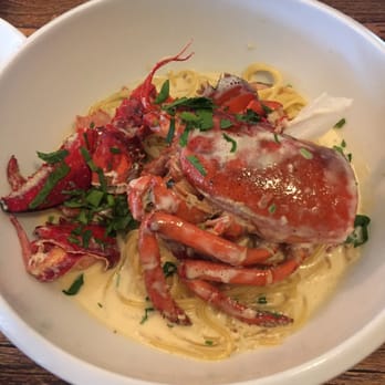 Caffe Concerto - Lobster pasta with cream sauce. YUM - Pizza Near Me - Los Angeles, California
