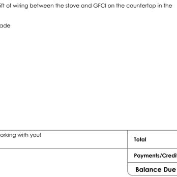 Arnold Electrical Services - Invoice from a reliable company that fixed the issue for $300 - Electricians Near Me - Chicago, Illinois